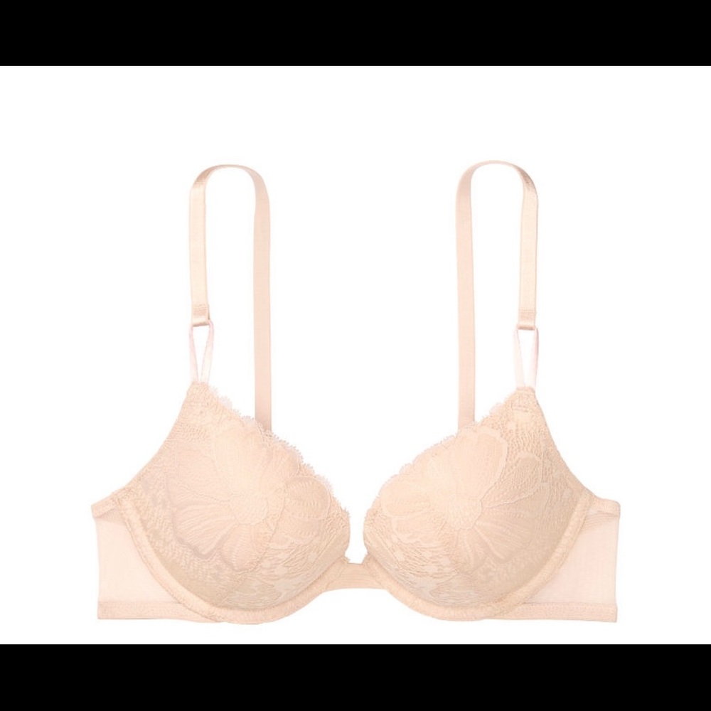 Victoria’s Secret Sexy Tee Lace Mesh Push-up Bra